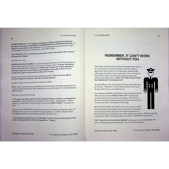 Operation Vampire Killer 2000 Original 1992 Publisher Printing - Picture 8 of 14